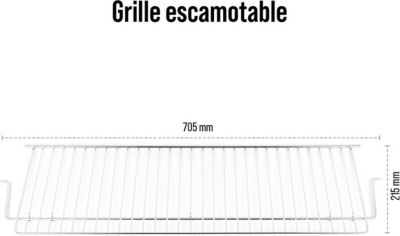 Ustensile barbecue SOMAGIC Grille escamotable