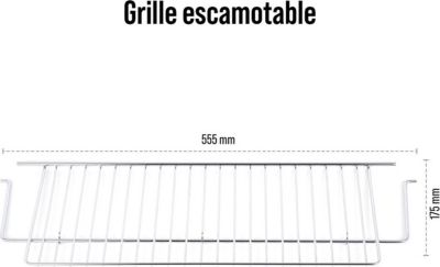 Ustensile barbecue SOMAGIC Grille escamotable