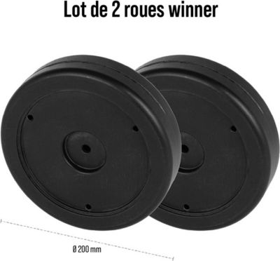 Ustensile barbecue SOMAGIC Lot 2 roues winner