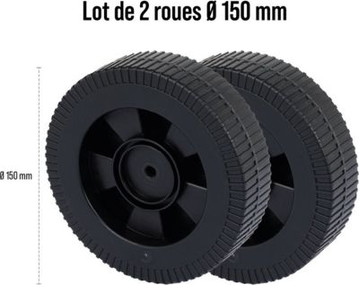 Ustensile barbecue SOMAGIC Lot 2 roues  ø15 cm