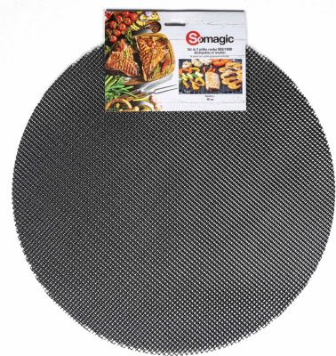 Ustensile barbecue SOMAGIC Lot 2 Grilles Lavable et Découpable