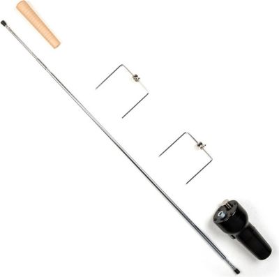 Ustensile barbecue SOMAGIC Kit tournebroche pour barbecue 70 cm