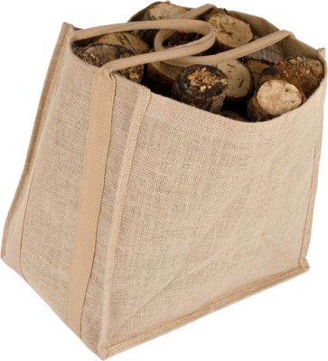 Ustensile barbecue SOMAGIC Sac à bûches en jute