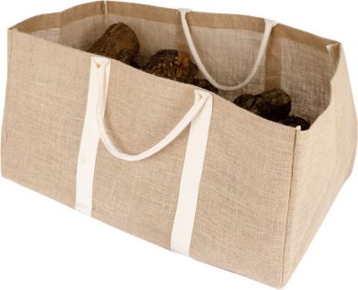 Ustensile barbecue SOMAGIC Grand sac à bûches en jute