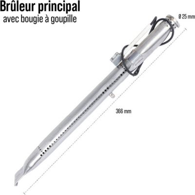 Ustensile barbecue SOMAGIC Brûleurs avec bougie a goupille