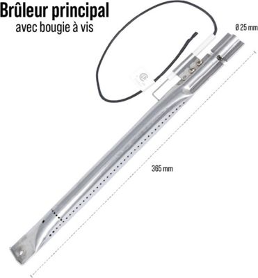 Ustensile barbecue SOMAGIC brûleurs avec bougie a vis