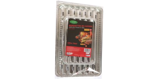 Barquette aluminium FLAMUP barquette de cuisson alu x5 moyen x5 XL