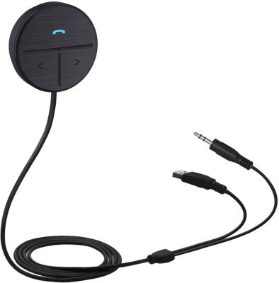 Kit Mains Libres Bluetooth X7 Pour Voiture ,Transmetteur FM sans fil et  Connexion en Bluetooth, Universel avec Ports USB