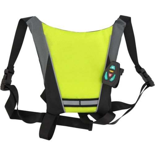 Gilet Vélo Clignotant Réfléchissant XWT 48 LED - Jaune - Cdiscount Sport