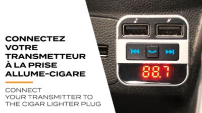 Voir la vidéo pour TNB Voiture FM Bluetooth 4.2 + Kit main libre