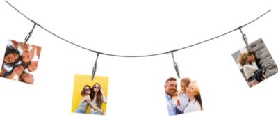 Guirlande TNB Lensy Cable photo métallique 10 pinces