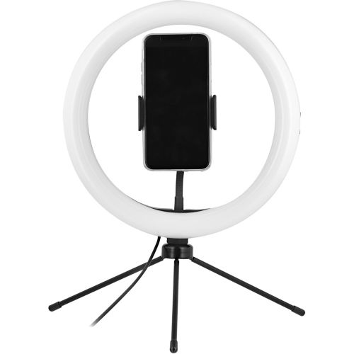 10 LED Selfie Ring Light avec support de téléphone pour trépied pour