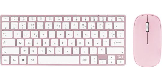 Clavier + Souris TNB rechargeable en aluminium et souris