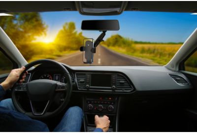 Support smartphone TNB pour rétroviseur noir