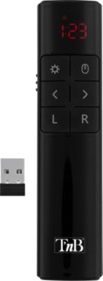 Pointeur laser TNB AIRMOUSE2 Laser rechargeable Noir