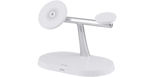 Chargeur TNB Station de charge sans fil 3 en 1 Blanc