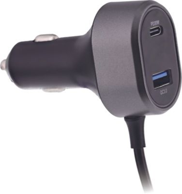 Chargeur allume-cigare TNB 2xUSB et 3xUSB-C 98W noir