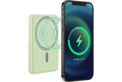 Batterie externe TNB 5 000mAh MagSafe vert