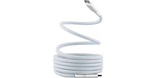 Câble de charge TNB USB-C/USB-C 1.5m gaine aimantée bleu