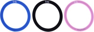 Patch magnétique TNB adhésives Magsafe x3 - bleu/noir/rose