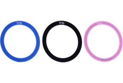 Patch magnétique TNB adhésives Magsafe x3 - bleu/noir/rose