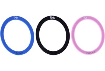 Patch magnétique TNB adhésives Magsafe x3 - bleu/noir/rose