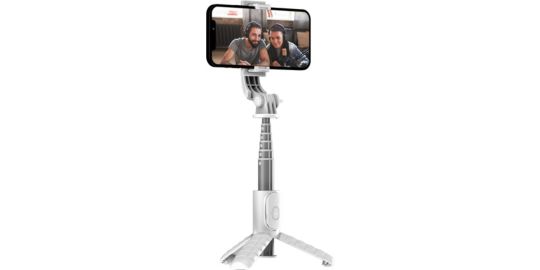 Perche à selfie TNB Bluetooth 2 en 1 avec LED blanc