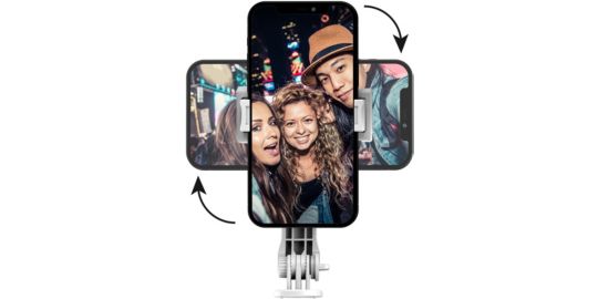 Perche à selfie TNB Bluetooth 2 en 1 avec LED blanc
