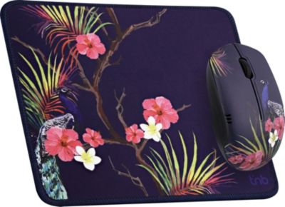 Souris sans fil TNB BUMWXTROPI + Tapis de souris