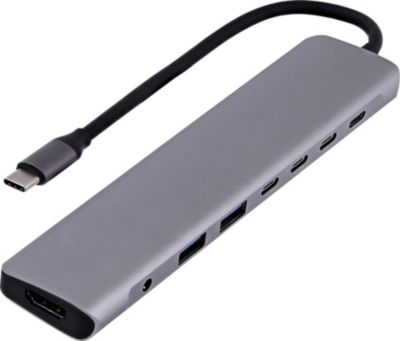 Hub USB C TNB HUBALU8C