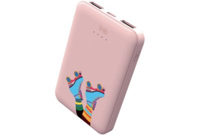 Batterie nomade TNB 5000 mAh Design Roller Rose