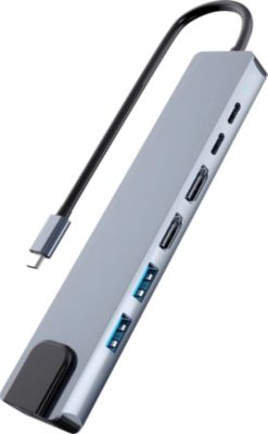 Hub USB C TNB HUBALU7DUAL