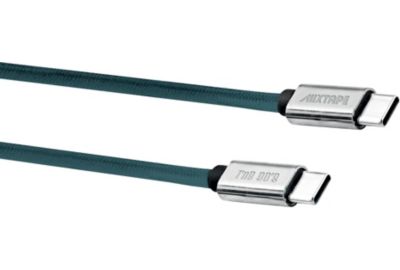 Câble USB C TNB vers USB-C 1.5m nylon bleu