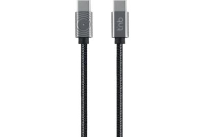 Câble USB C TNB vers USB-C 1.5 nylon noir