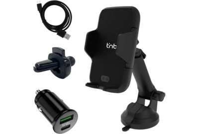 Support smartphone TNB voiture motorisé 3 en 1 avec chargeur