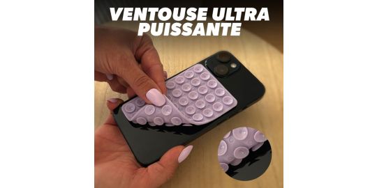 Support smartphone TNB Ventouse réutilisablex3