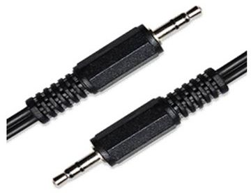 Câble Jack D2 jack 3.5mm mâle 1.50m Cavalier Noir