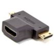 Adaptateur HDMI/Micro HDMI/Mini HDMI D2 Micro HDMI + mini HDMI male