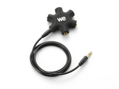 Coupleur WE Adaptateur Jack 3.5mm + cable 70cm amovi