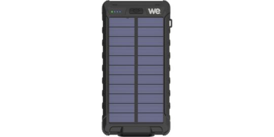Batterie externe WE 10 000 mAh antichocs solaire