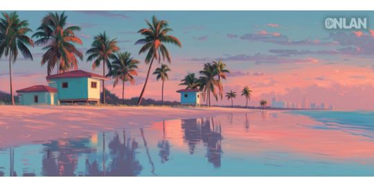 Tapis de souris ONLAN AS-300-MIAMIB XL