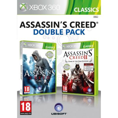 Jeu Xbox 360 UBISOFT COMPIL ASSASSIN 1 + ASSASSIN 2 FRA XBOX3 Reconditionné