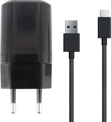 Chargeur secteur MOOOV 2 USB-A + câble USB-A /USB-C 1 m