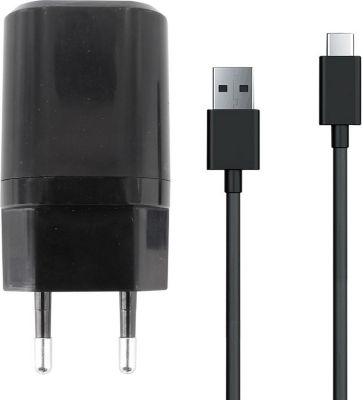 Chargeur secteur MOOOV 2 USB-A + câble USB-A /USB-C 1 m