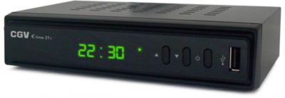 Decodeur tnt hd dvb-t2 double tuner hevc recepteur 2 tuners OPTEX  ORT8932-2T Pas Cher 