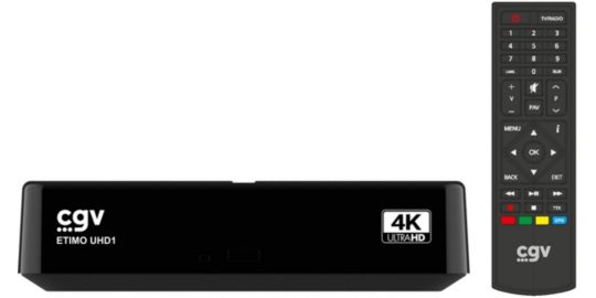 Décodeur TNT CGV TNT ETIMO UHD 1
