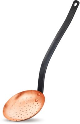 Ecumoire NATURE&SAVEURS cuivre manche fer plat