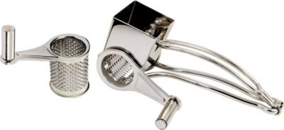 LA BONNE GRAINE Moulin râpe à fromage inox - 2 tambours