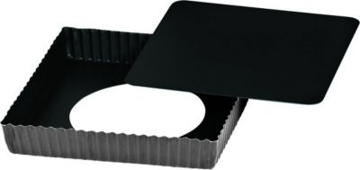 Moule à tartelette GOBEL Tarte carrée cannelée - antiadhérente Ob