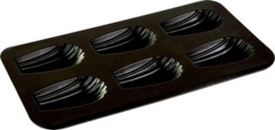 Moule à madeleine GOBEL Plaque 6 madeleines gourmandes - antiadh